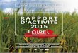 Rapport d'activité 2015 - Loire Tourisme