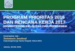 PROGRAM PRIORITAS 2016 DAN RENCANA KERJA 2017