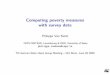 Computing poverty measures with survey data