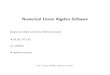 Numerical Linear Algebra Software