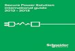 Secure Power Solution international guide 2012 - 2013