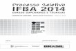 Prova Integrado 2014 - IFBa