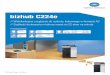 bizhub C224e - ulotka produktowa, PDF