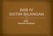 BAB IV SISTIM BILANGAN