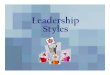 Leadership Styles (PPP)