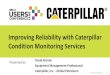 Improving Reliability with Caterpillar Condition Monitoring Services