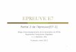 EPREUVE E7