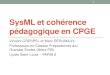 Le langage sysml en cpge