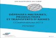 Dépenses militaires, production et transferts d'armes - Compendium 