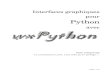 Interfaces graphiques pour Python avec wxPython