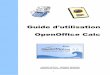 Guide d'utilisation OpenOffice Calc
