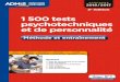 1 500 tests psychotechniques et de personnalité