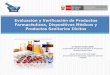 Evaluación y Verificación de Productos Farmacéuticos, Dispositivos 