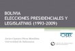 Elecciones presidenciales y legislativas (1993-2009)