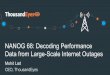 NANOG 68: Decoding Performance Data from Large-Scale Internet Outages