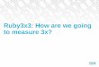 Ruby3x3: How are we going to measure 3x