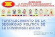 Fortalecimiento de la seguridad política de la comunidad ASEAN