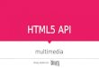 Academy PRO: HTML5 API multimedia