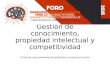 Presentación panel propiedad intelectual durante el foro de empresas inteligentes