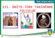 7. Sınıf Sosyal Bilimler 3. Ünite 1. Bölüm Türk Tarihinde Yolculuk
