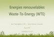 Énergies renouvelables - Valorisation des déchets (Waste To Energy - WTE)