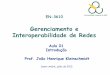 Gerenciamento e Interoperabilidade de Redes