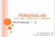 Algoritma Pemrograman - Variabel, Konstanta & Tipe Data