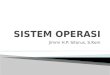 Instalasi Sistem Operasi Jaringan Bab 1