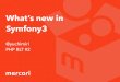 What's new in Symfony3
