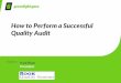How to Perform a Successful Internal Quality Audit