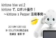 kintone hive ライトニングトーク M-SOLUTIONS 植草様