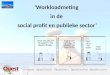 Workloadmeting in de social profit en publieke sector
