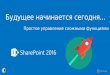 Новые возможности SharePoint 2016