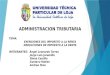 ADMINISTRACION TRIBUTARIA |  EXENCIONES Y DEDUCCIONES DE IMPUESTO A LA RENTA