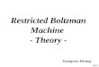 Restricted Boltzman Machine (RBM) presentation of fundamental theory