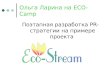 Ольга Ларина - Поэтапная разработка PR-стратегии на примере проекта Eco-Stream