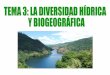 Tema 3. La diversidad hídrica y biogeográfica