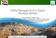 POPs Management and success stories_Egypt
