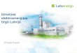 Izmaiņas elektroenerģijas tirgū Latvijā