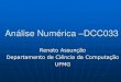 Análise Numérica –DCC033
