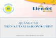 Introduction of advertising on saigontourist taxi lien viet 2016-2017