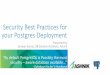 Security Best Practices for your Postgres Deployment