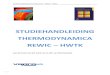 STUDIEHANDLEIDING THERMODYNAMICA REWIC – HWTK
