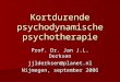 Psychodynamische Psychotherapie: State of the Art