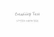 Creativity test