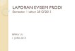 Download Laporan Evisem semester 1 tahun 2012/2013 [.pdf