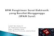 Diskusi Publik Spam 5 Oktober 2016- Presentasi RPM Pengiriman Surat Elektronik yang Bersifat Mengganggu - Pancat Setyantana