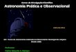 Astronomia prática e observacional _ Observatório Municipal  de Amparo