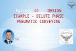 Episode 40 :  DESIGN EXAMPLE – DILUTE PHASE PNEUMATIC CONVEYING