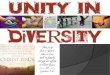 Unity in diversity